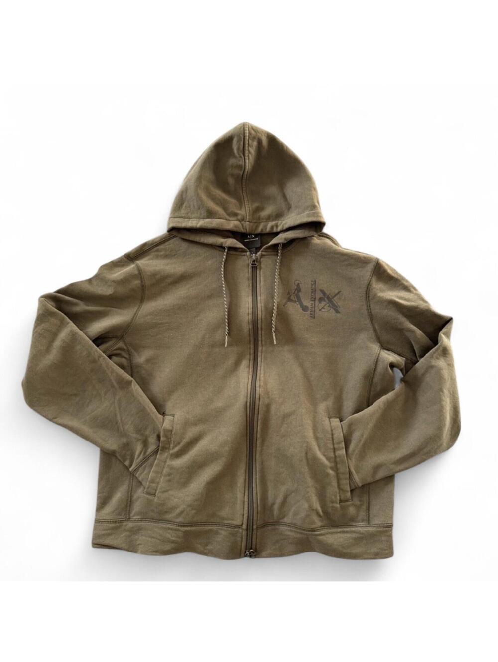 Armani Exchange Men’s Full Zip Hoodie | Size Small